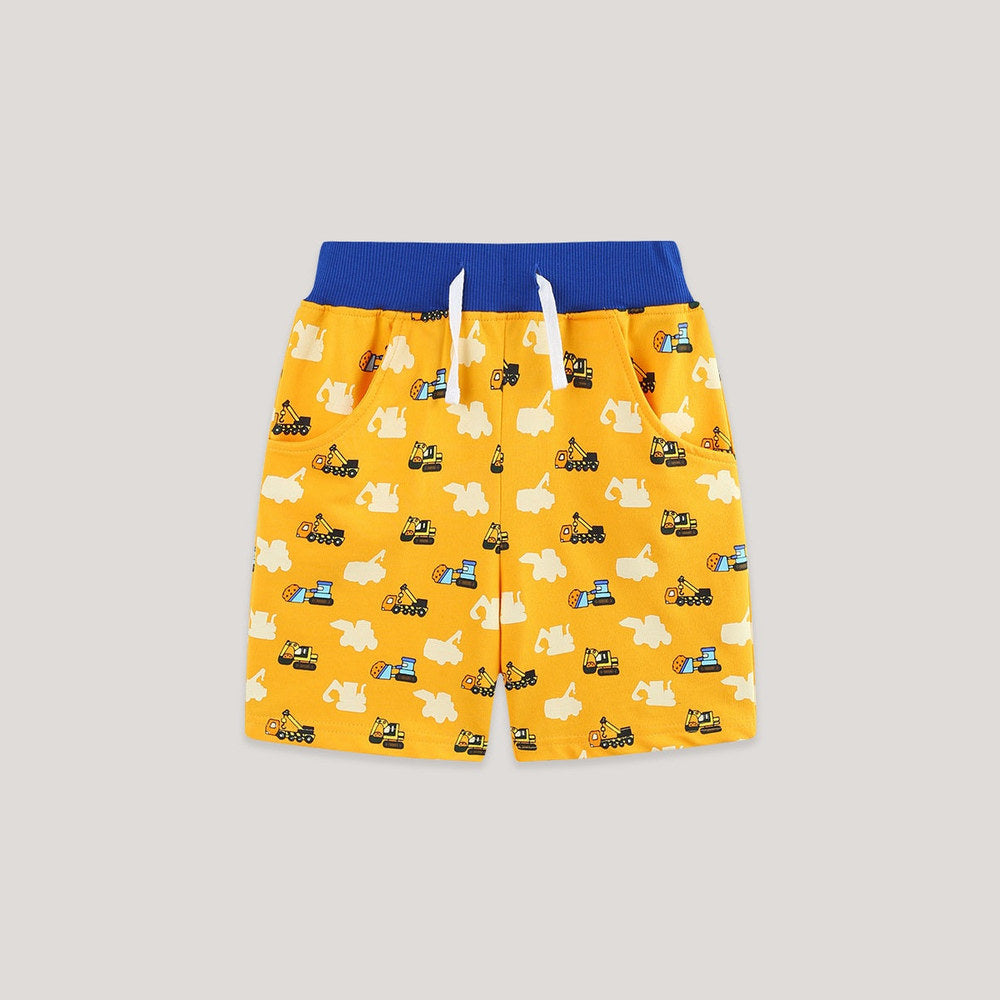 MyKids-USA® Summer Arrival Baby Kids Boys Cotton Color Patchwork Cartoon Pattern Shorts