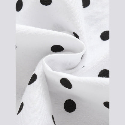 MyKids-USA® Arrival Summer Baby Kids Girls Short Sleeves Ladybird Pattern T-shirt and Dots Shorts Clothing Set