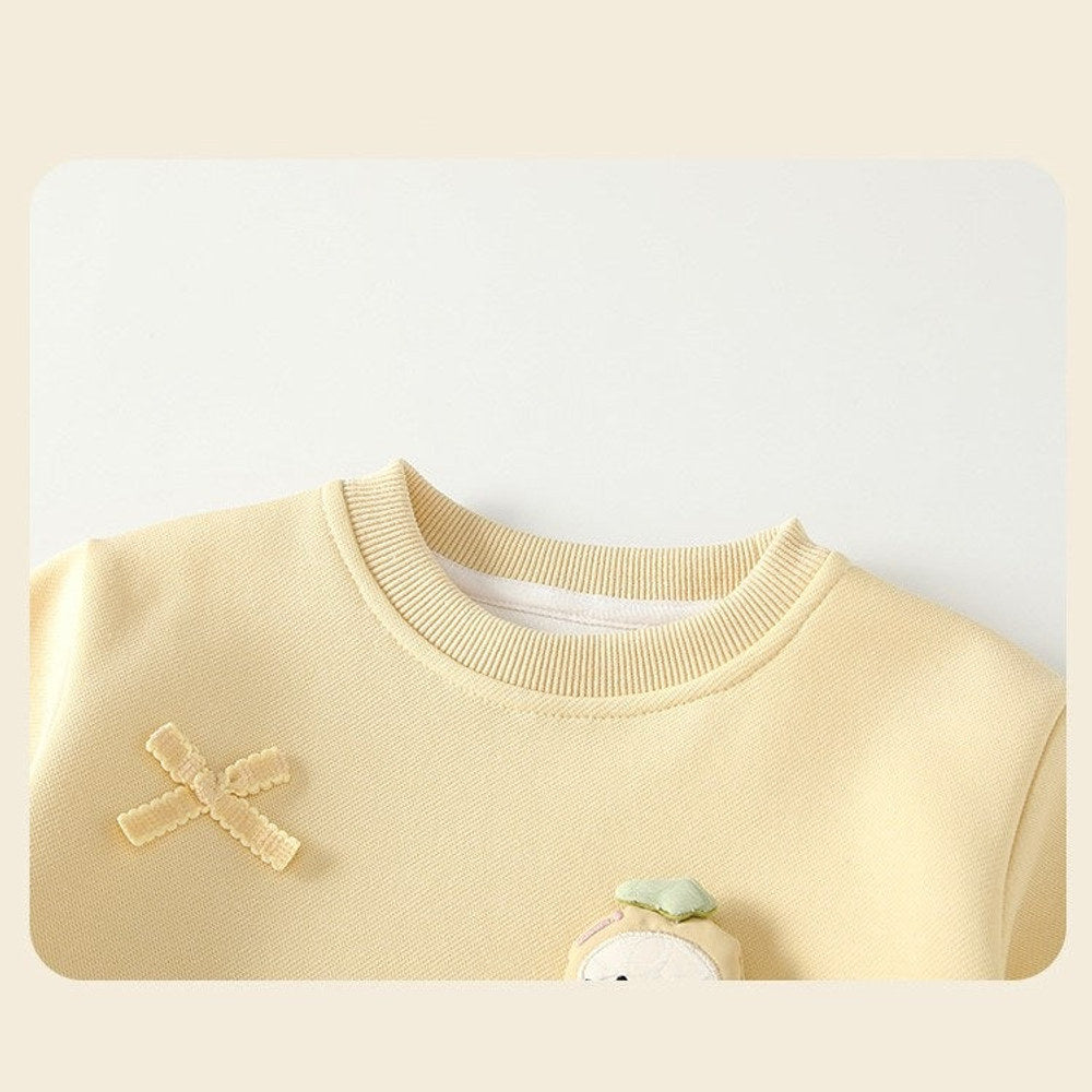 MyKids-USA® Autumn Arrival Baby Girls Long Sleeves Cute Cartoon Tulle Patchwork Dress