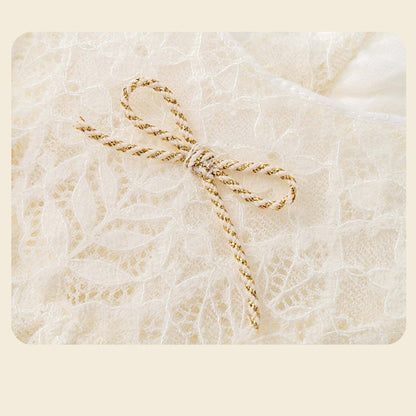 MyKids-USA® Autumn Arrival Baby Girls Long Sleeves Cute Flowers Pattern Tulle Onesies Dress