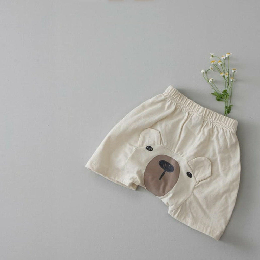 MyKids-USA® Summer Arrival Baby Kids Teddy Bear Cartoon Shorts