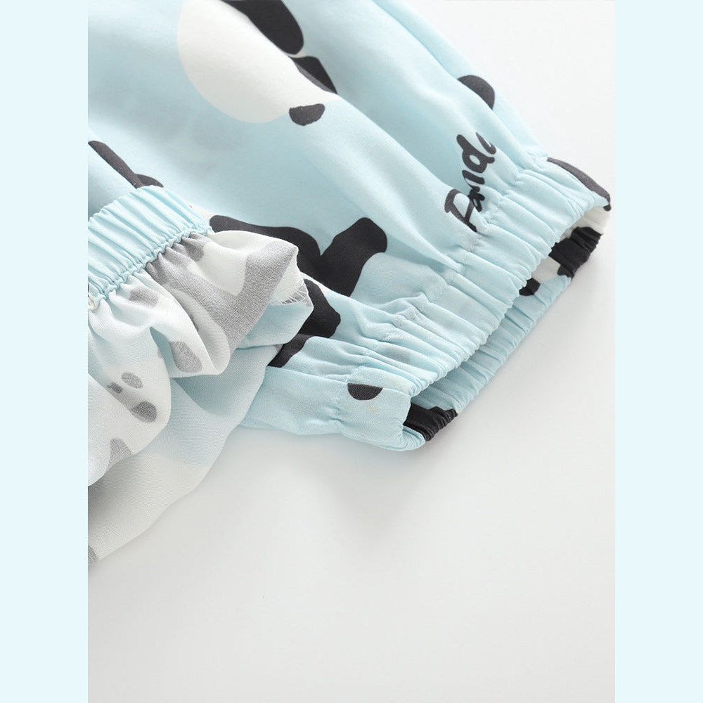 MyKids-USA® Arrival Summer Panda Cartoon Anti-Mosquito Pants for Girls