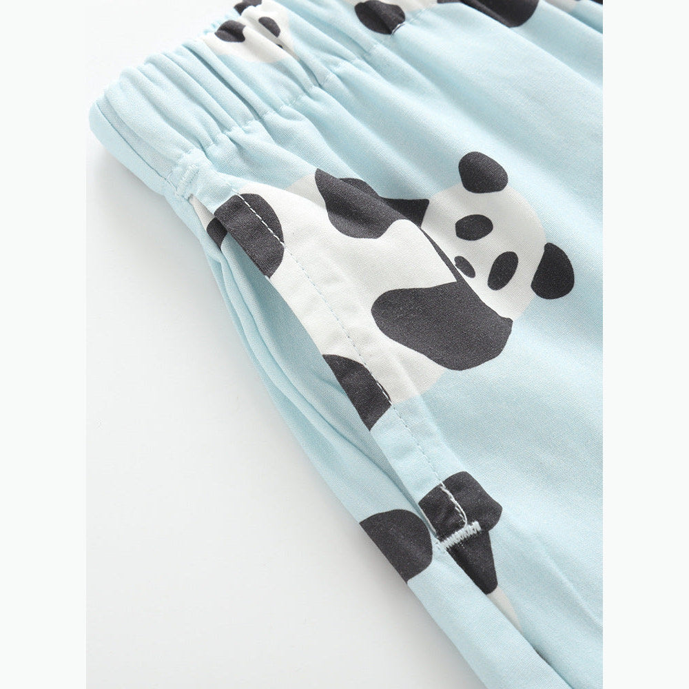 MyKids-USA® Arrival Summer Panda Cartoon Anti-Mosquito Pants for Girls