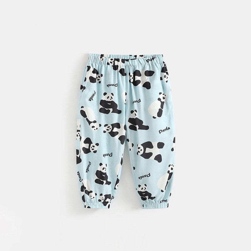 MyKids-USA® Arrival Summer Panda Cartoon Anti-Mosquito Pants for Girls