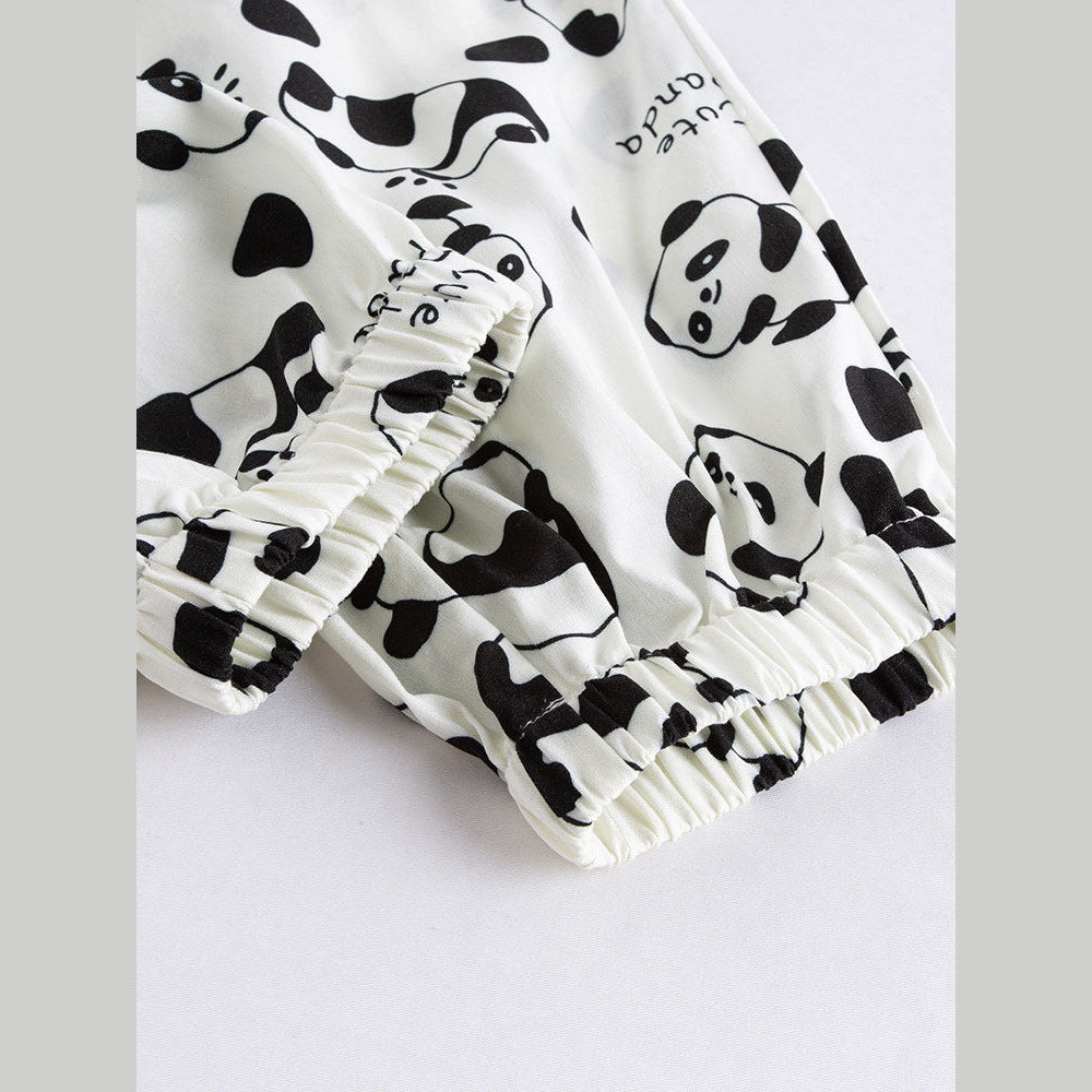 MyKids-USA® Arrival Summer Panda Cartoon Anti-Mosquito Pants for Girls