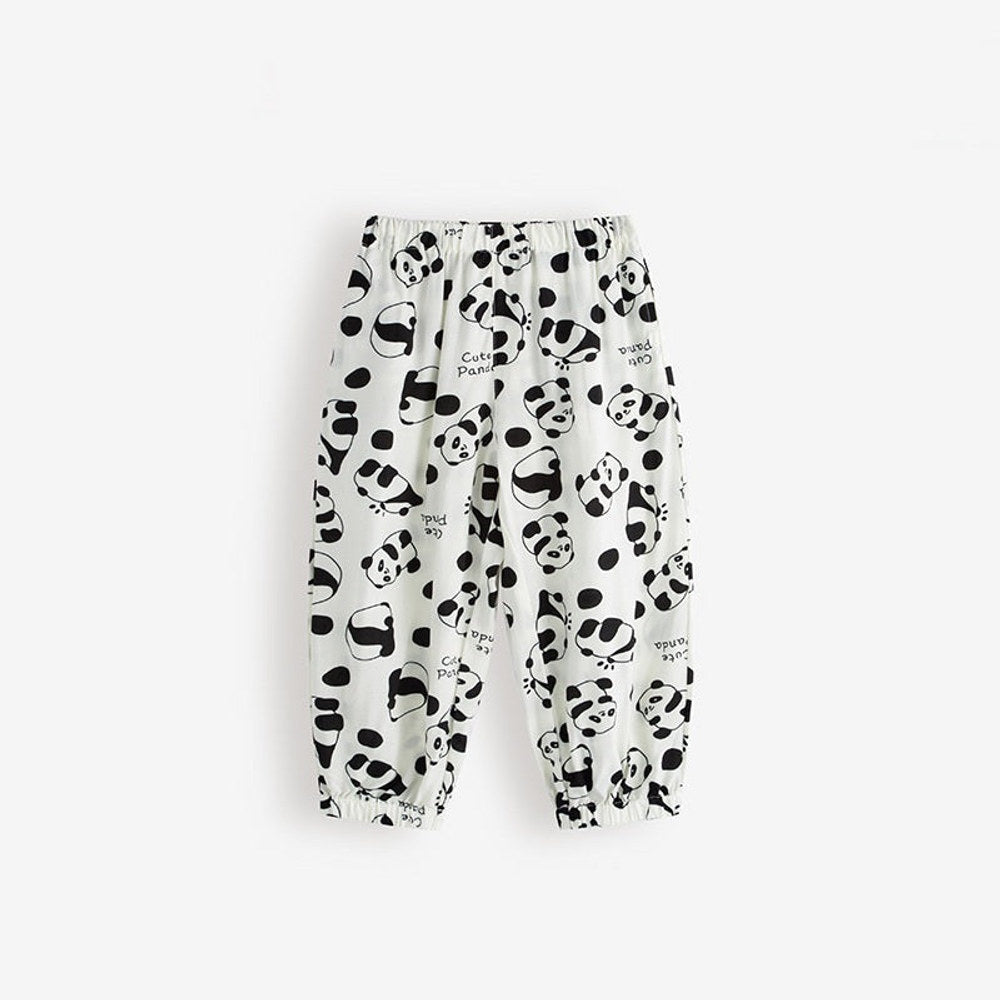 MyKids-USA® Arrival Summer Panda Cartoon Anti-Mosquito Pants for Girls