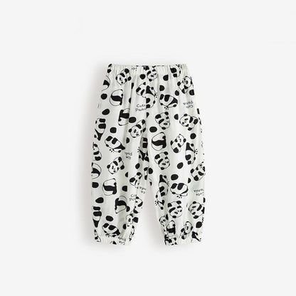 MyKids-USA® Arrival Summer Panda Cartoon Anti-Mosquito Pants for Girls