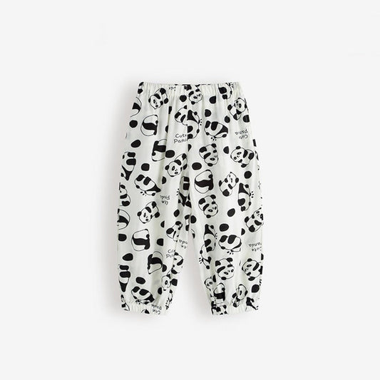 MyKids-USA® Arrival Summer Panda Cartoon Anti-Mosquito Pants for Girls