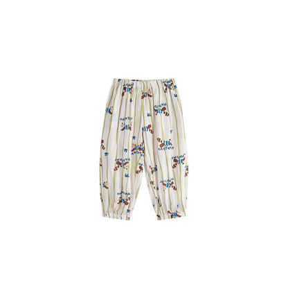 MyKids-USA® Arrival Summer Puppy Cartoon Anti-Mosquito Pants for Girls