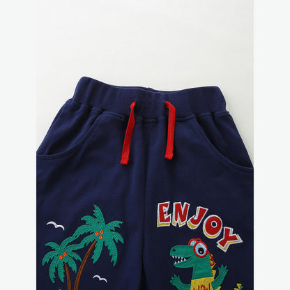 MyKids-USA® Summer Arrival Baby Kids Boys Cotton Casual Style Cartoon Pattern Shorts