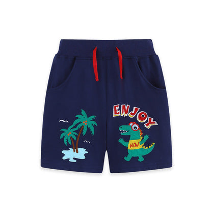 MyKids-USA® Summer Arrival Baby Kids Boys Cotton Casual Style Cartoon Pattern Shorts