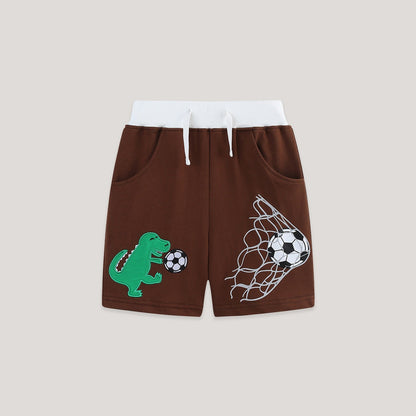 MyKids-USA® Summer Arrival Baby Kids Boys Cotton Casual Style Cartoon Pattern Shorts
