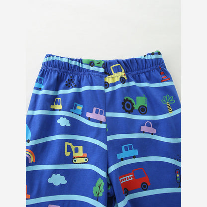 MyKids-USA® Arrival Summer Baby Kids Boys Sleeveless Cartoon Pattern Vest and Shorts Clothing Set