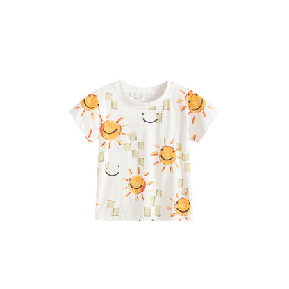 MyKids-USA® Cheap Summer Cartoon Pattern T-shirt for Boys