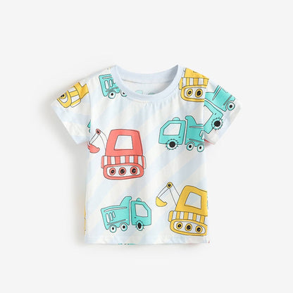 MyKids-USA® Cheap Summer Cartoon Pattern T-shirt for Boys