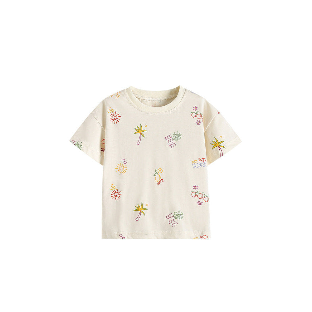 MyKids-USA® Cheap Summer Cartoon Pattern T-shirt for Boys