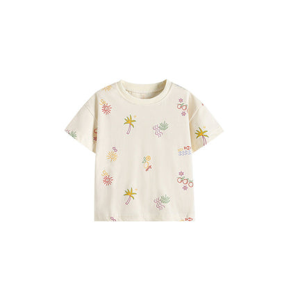 MyKids-USA® Cheap Summer Cartoon Pattern T-shirt for Boys