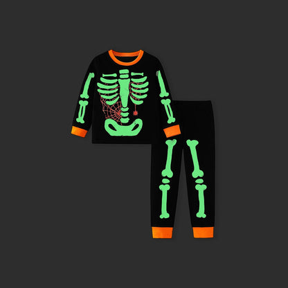 MyKids-USA® Winter and Autumn Baby Kids Halloween Cartoon Pattern Long Sleeves Sweatshirt and Pants Clothing Set