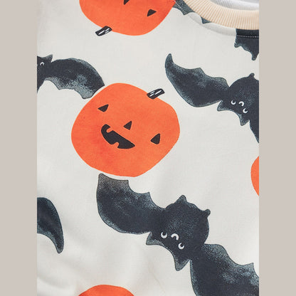 MyKids-USA® Autumn and Spring Arrival Halloween Cartoon Pattern Long Sleeves Sweatshirt for Kids