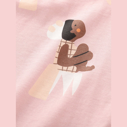 MyKids-USA® Summer Princess Cartoon Pattern T-shirt for Girls