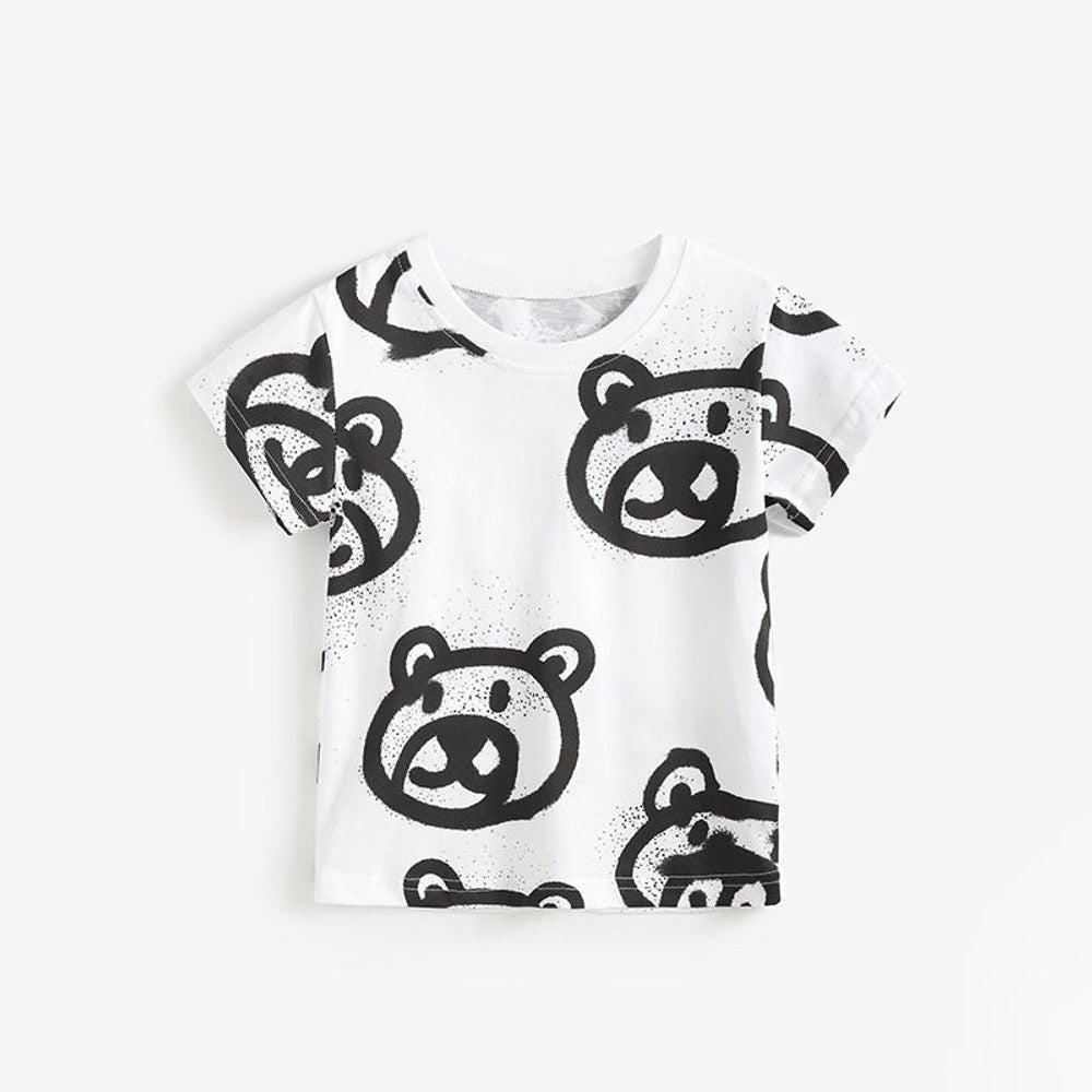 MyKids-USA® Cheap Summer Cartoon Teddy Bears Pattern T-shirt for Boys