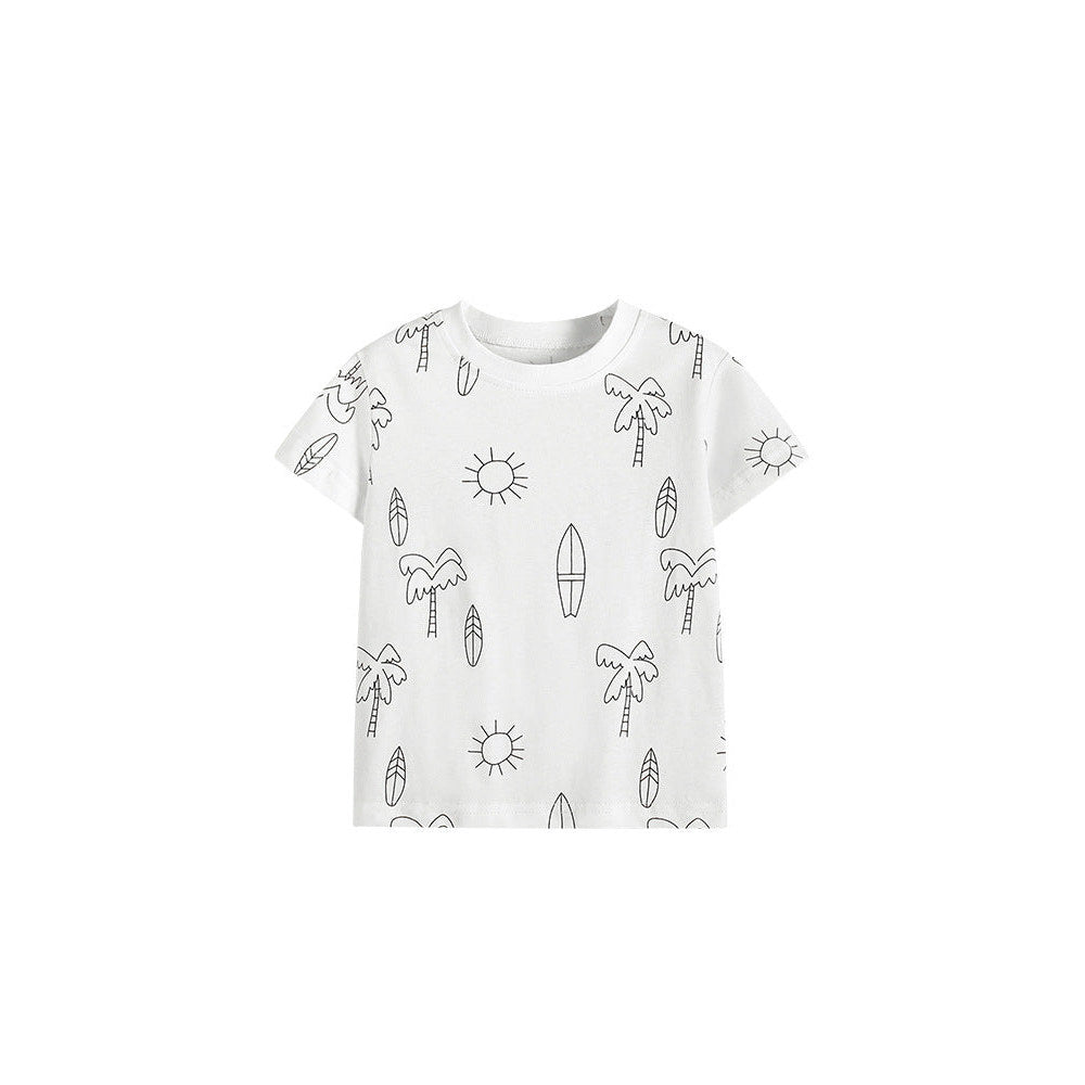MyKids-USA® Cheap Summer Casual Cartoon Pattern T-shirt for Boys