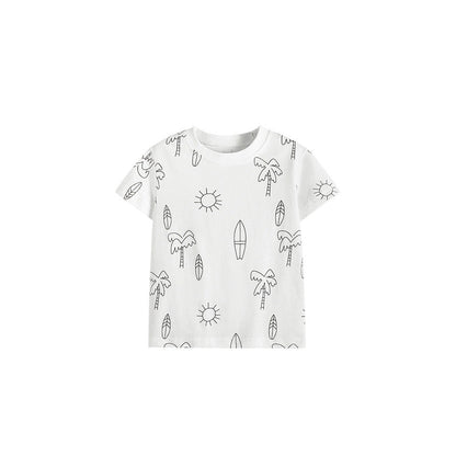MyKids-USA® Cheap Summer Casual Cartoon Pattern T-shirt for Boys