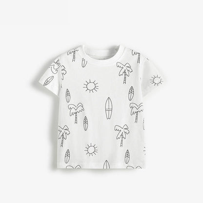 MyKids-USA® Cheap Summer Casual Cartoon Pattern T-shirt for Boys