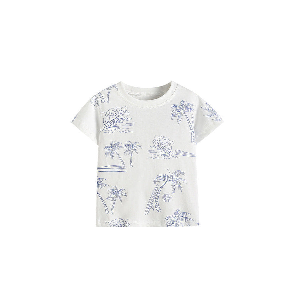 MyKids-USA® Cheap Summer Casual Cartoon Pattern T-shirt for Boys