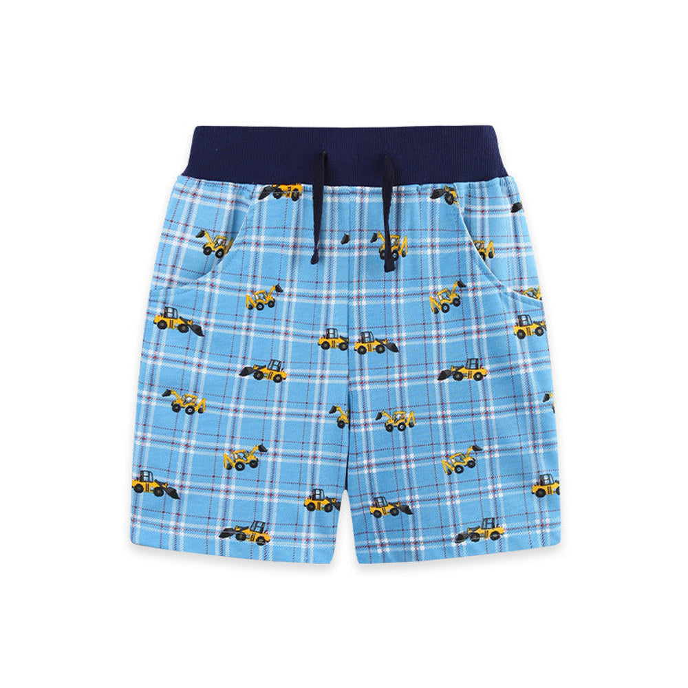 MyKids-USA® Summer Arrival Baby Kids Boys Cotton Color Patchwork Cartoon Pattern Shorts