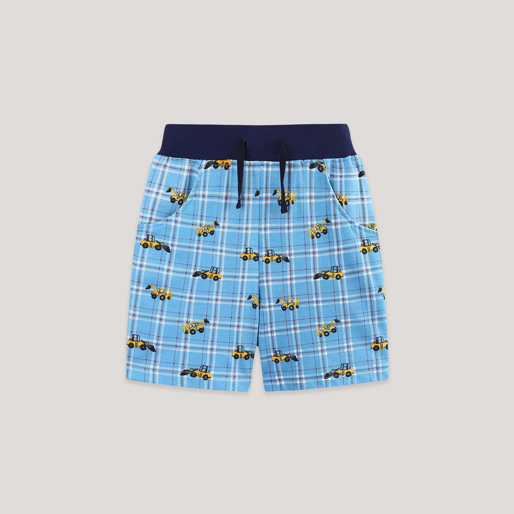 MyKids-USA® Summer Arrival Baby Kids Boys Cotton Color Patchwork Cartoon Pattern Shorts