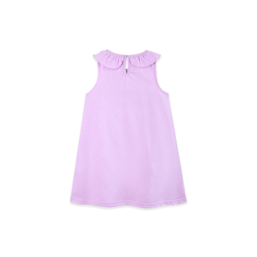 MyKids-USA® Summer Hot Selling Cute Cartoon Pattern Sleeveless Dress for Stylish Girls