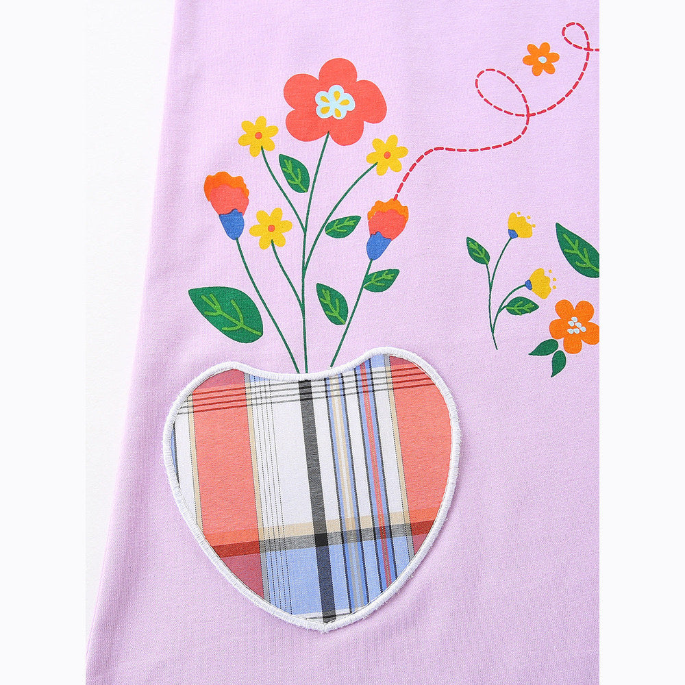 MyKids-USA® Summer Hot Selling Cute Cartoon Pattern Sleeveless Dress for Stylish Girls