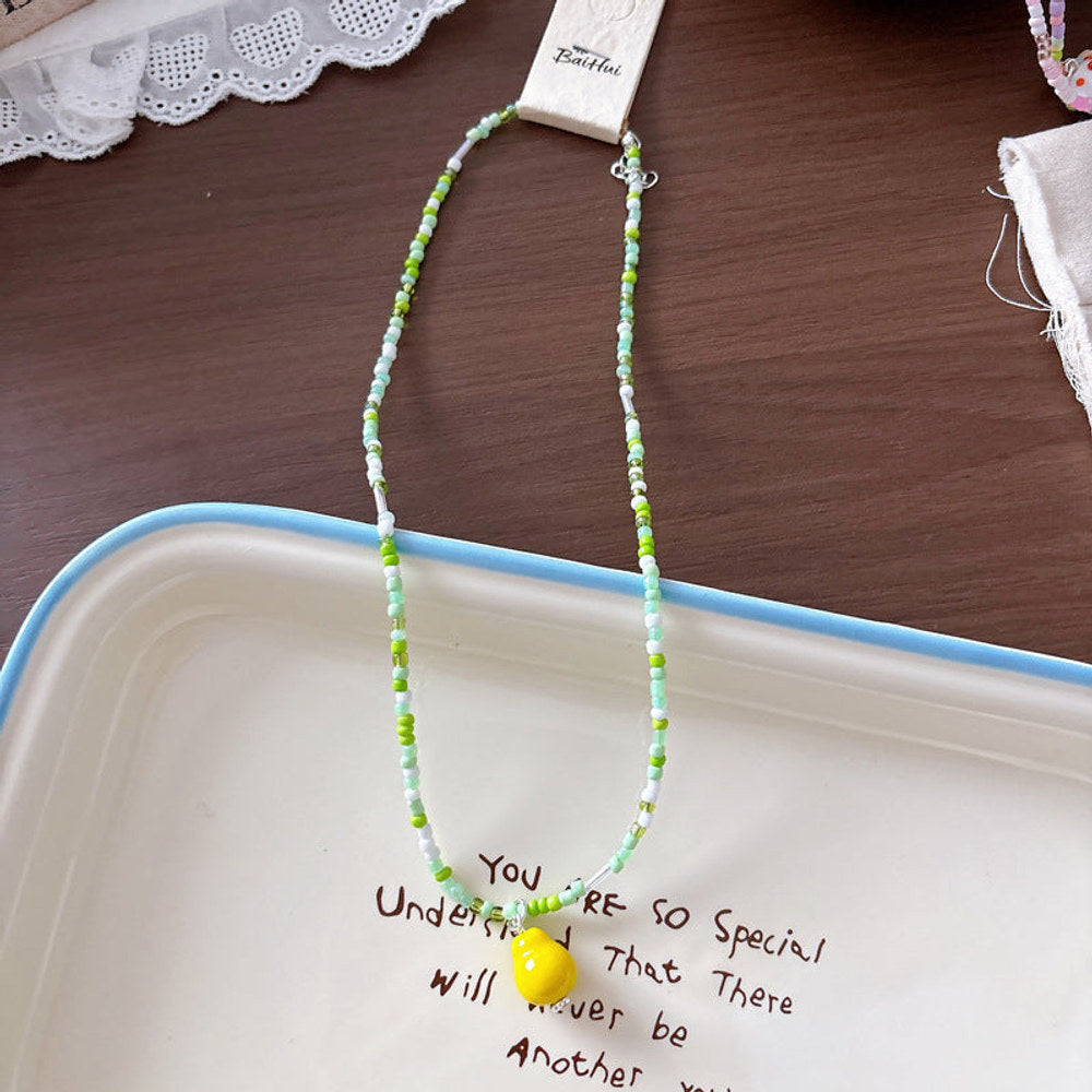 MyKids-USA® Hot Selling Girls Colorful Seed Bead Necklace