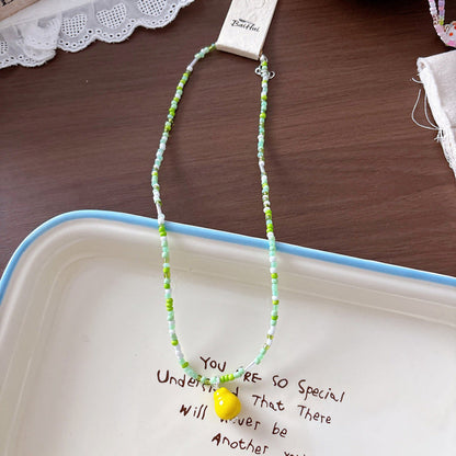 MyKids-USA® Hot Selling Girls Colorful Seed Bead Necklace