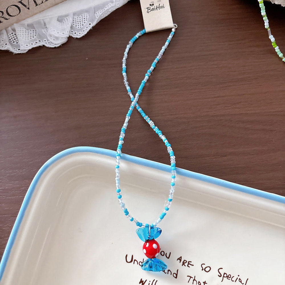 MyKids-USA® Hot Selling Girls Colorful Seed Bead Necklace