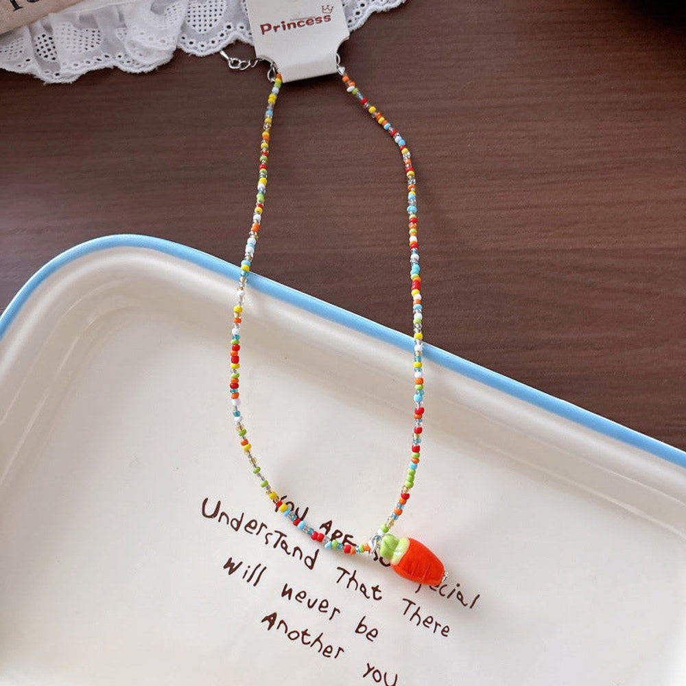 MyKids-USA® Hot Selling Girls Colorful Seed Bead Necklace