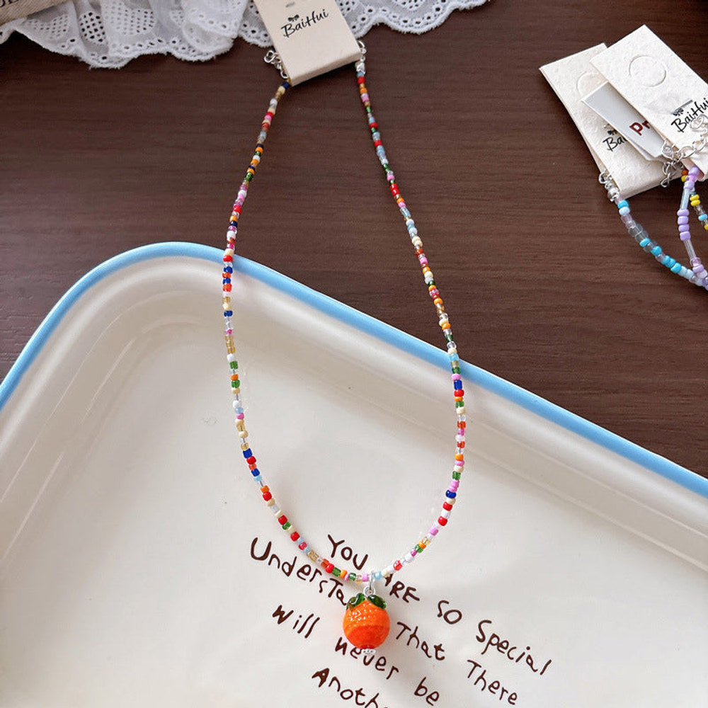 MyKids-USA® Hot Selling Girls Colorful Seed Bead Necklace
