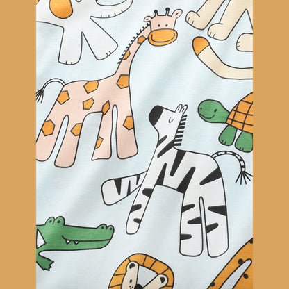MyKids-USA® Cheap Summer Casual Animals Cartoon Pattern T-shirt for Boys