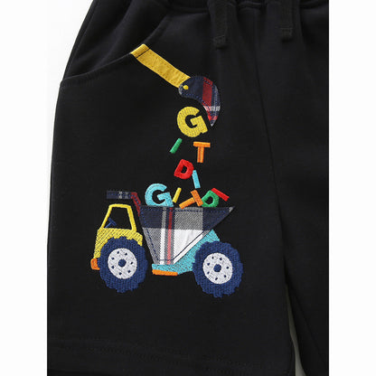 MyKids-USA® Summer Arrival Baby Kids Boys Cotton Casual Style Cartoon Pattern Shorts