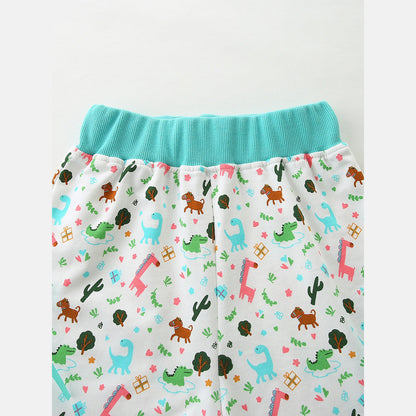 MyKids-USA® Arrival Summer Baby Kids Girls Cartoon Pattern Color Patchwork Shorts