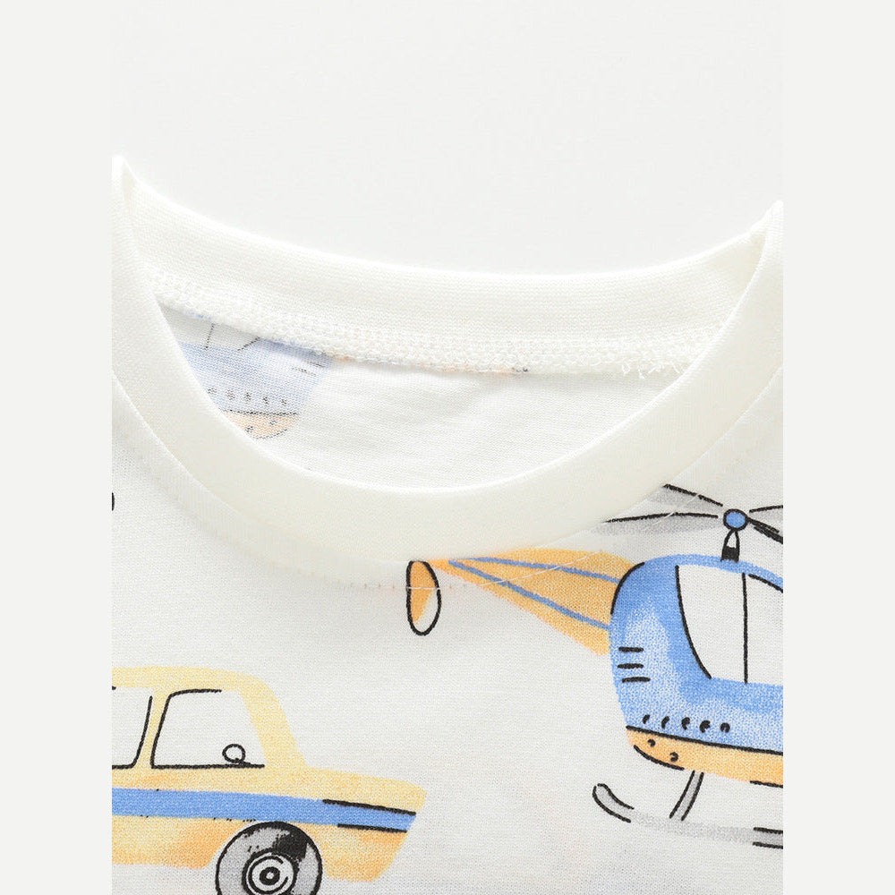 MyKids-USA® Cheap Summer Casual Planes Cartoon Pattern T-shirt for Boys