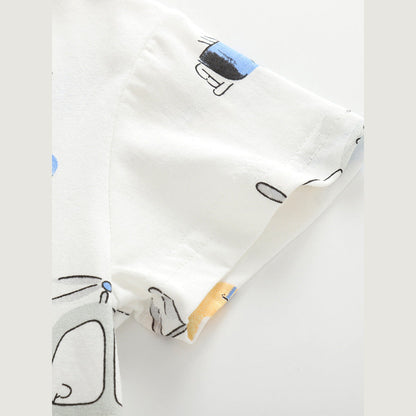 MyKids-USA® Cheap Summer Casual Planes Cartoon Pattern T-shirt for Boys