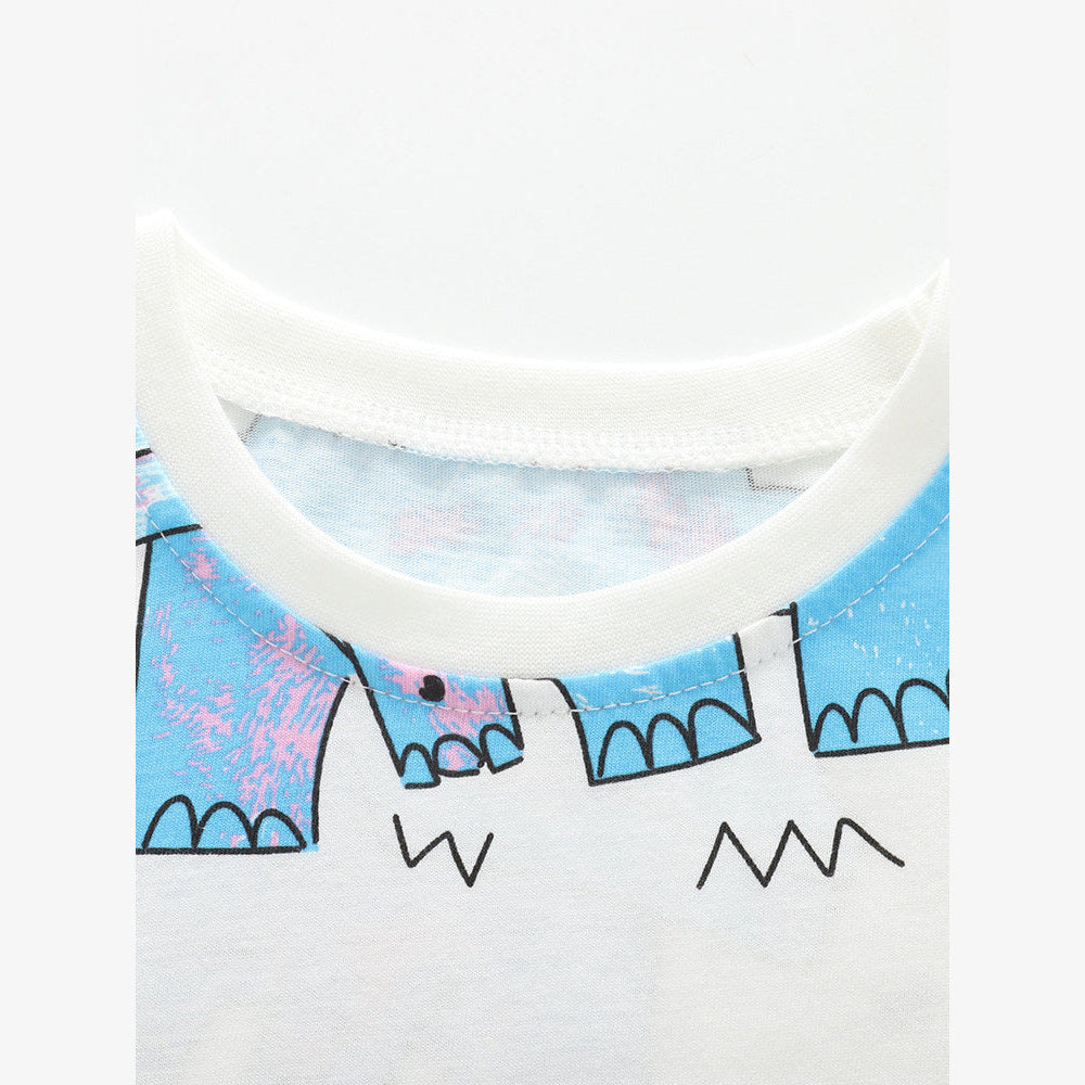 MyKids-USA® Cheap Summer Casual Dinosaurs Cartoon Pattern T-shirt for Boys