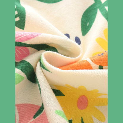 MyKids-USA® Summer Yellow Flowers Pattern T-shirt for Girls