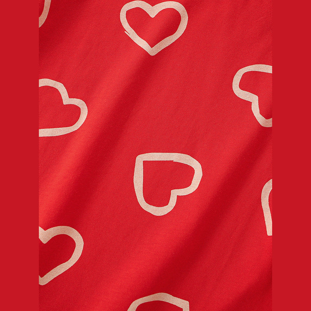 MyKids-USA® Summer Hot Selling Yellow Hearts Pattern T-shirt for Girls