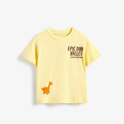 MyKids-USA® Cheap Summer Casual Cartoon and Letters Pattern T-shirt for Boys