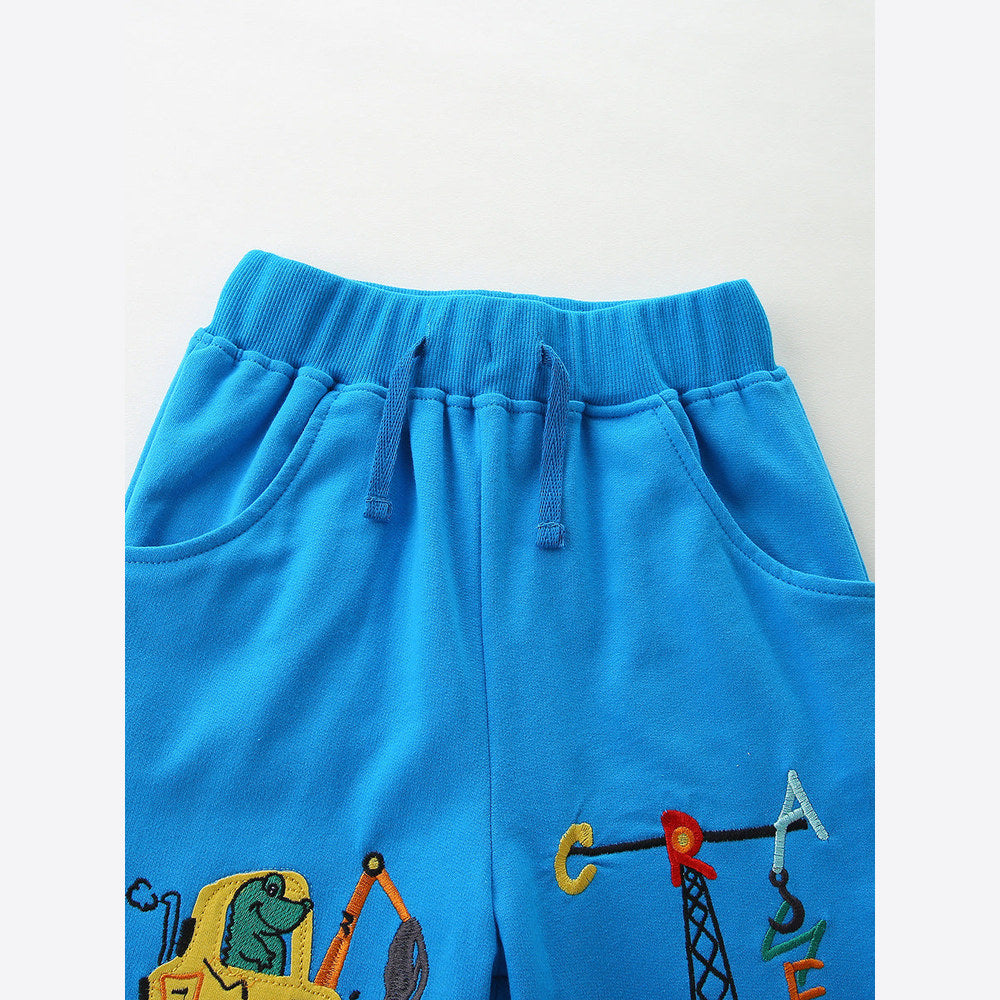 MyKids-USA® Summer Arrival Baby Kids Boys Cotton Casual Style Cartoon Pattern Shorts