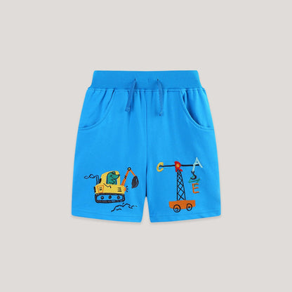 MyKids-USA® Summer Arrival Baby Kids Boys Cotton Casual Style Cartoon Pattern Shorts