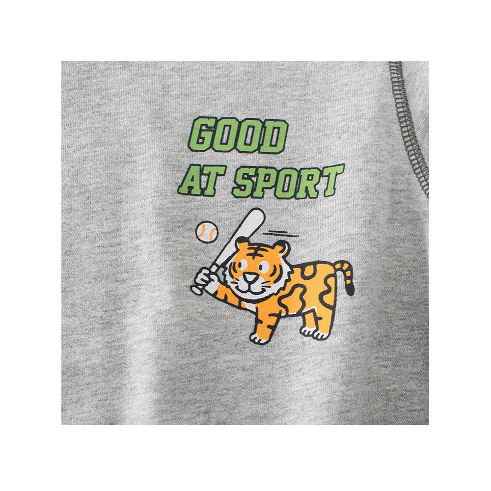 MyKids-USA® Autumn Baby Kids Boys Letters and Cartoon Print Long Sleeves Crew Neck Sweatshirt